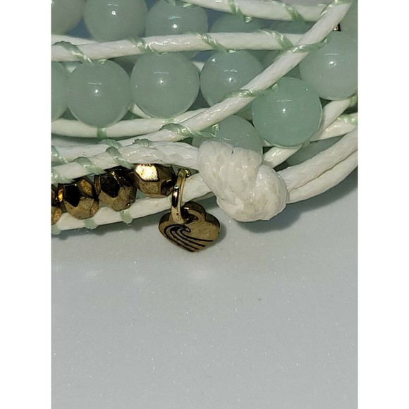 Tone It Up Quartz Semi Precious Stone Bead 5-Wrap Boho Bracelet/Necklace… - Picture 4 of 5